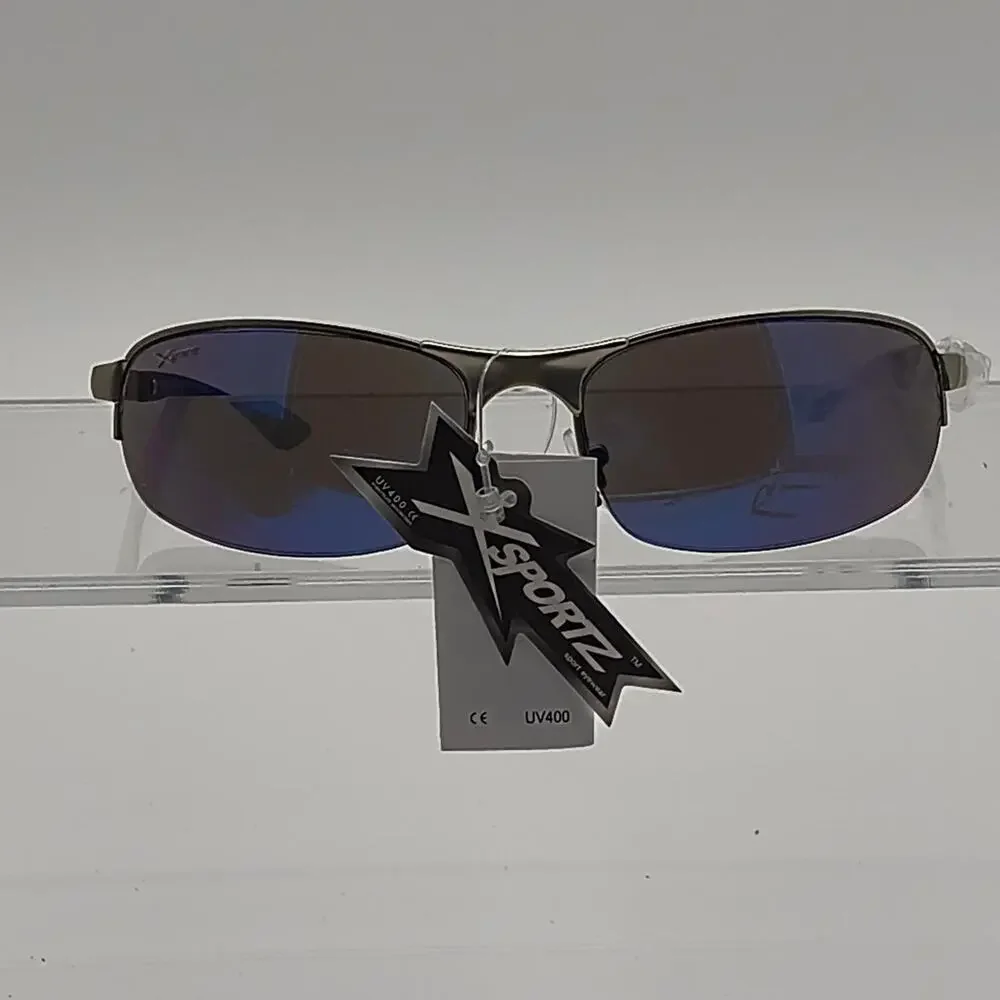 483 xsportz blue mirrored sunglasses